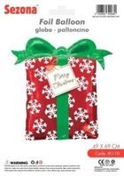 Sezonaa, balon foliowy, Prezent, 49-69 cm