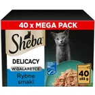 Sheba, Delicacy, mokra karma dla kota, rybne smaki w galaretce, 40-85g
