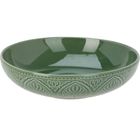 Siaki, ceramiczny talerz głęboki ze żłobionym wzorem, średnica 20 cm