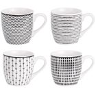 Siaki Collection, kubek porcelanowy, 0,22l, 4 szt.