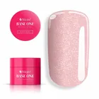 Silcare, Base One Gel, żel budujący do paznokci, shimmer misty rose, 50g