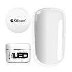 Silcare, High Light LED Gel Clear, średniogęsty jednofazowy żel do paznokci, 100g