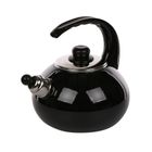 Silesia, czajnik emaliowany 2,5l, czarny