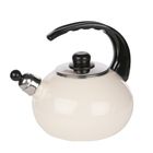 Silesia, czajnik emaliowany 2,5l, krem