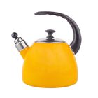 Silesia, Exotic, czajnik emaliowany, stożek, 2,5l, żółty