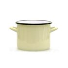 Silesia, garnek prosty, 3,3l, śr. 18 cm wys. 14 cm, krem