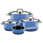 Silit, garnki, nature blue, zestaw, 4 szt.