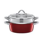 Silit, Vitaliano Rosso, garnek do gotowania na parze, 28 cm