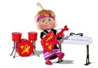 Simba, Masza i Niedźwiedź, Masza rockowa, lalka z instrumentami