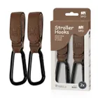 Sipo, zestaw uniwersalnych zaczepów do wózka, brązowe, 2 szt.