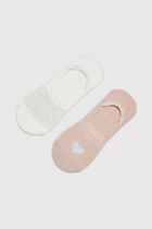 Skarpetki damskie, stopki, mix, zestaw, 2 szt., Moodo