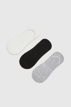 Skarpetki damskie, stopki, mix, zestaw, 3 szt., Moodo