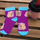 Skarpetki dziecięce, fioletowe, Milusie