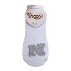 Skarpetki dziecięce, stopki, białe, Be Snazzy