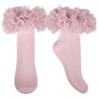 Skarpetki dziewczęce, różowe, Milusie