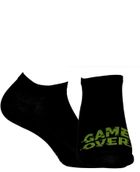 Skarpetki, stopki, czarne, Game Over, Wola