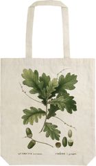 Skona Ting, torba bawełniana na ramię, szoperka, liść dębu