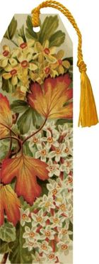 Skona Ting, zakładka do książki ze wstążką, Jesienne liście