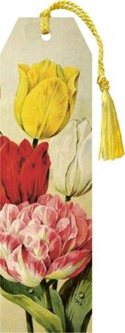 Skona Ting, zakładka do książki ze wstążką, Tulipany