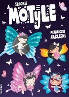 Słodkie motyle. Kolorowanka z naklejkami