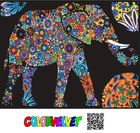 Słoń. Kolorowanka welwetowa, 47-35 cm