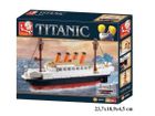 Sluban, Statek, Titanic, klocki, 194 elementy