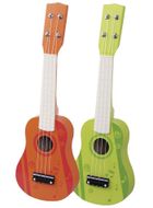 Smiki, drewniana gitara, zielona