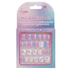 Smiki, Glow Girl, samoprzylepne sztuczne paznokcie dla dziewczynki, 24 szt.