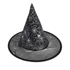 Smiki, kapelusz czarownicy, czarny, pajęczyny