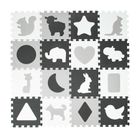 Smiki, Kształty i zwierzęta, mata piankowa, puzzle kontrastowe, 16 elementów