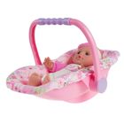 Smiki, lalka bobas w foteliku samochodowym, 33 cm