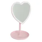 Smiki, lusterko z podświetleniem LED, serduszko