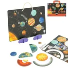 Smiki, Mądra Sówka, Układ słoneczny, puzzle magnetyczne
