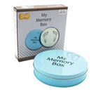 Smiki, puszka z glinką, niebieska, zestaw pamiątkowy