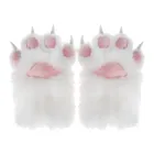 Smiki, rękawiczki łapki, białe