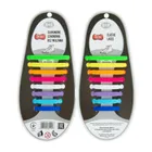 Smiki, slikonowe sznurówki bez wiązania, 8+8, kolorowe