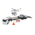 Smiki, Street Kingz, zestaw, transporter policyjny, radiowóz, helikopter, 1:64