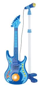 Smiki, Superstar Electric Guitar, gitara z mikrofonem, niebieska