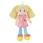 Smiki, szmaciana lalka w sukience, 36 cm, blondynka