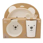 Smiki, Very Bunny, Miś, zestaw naczyń plastikowych