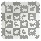 Smily Play, mata piankowa, biało-szara