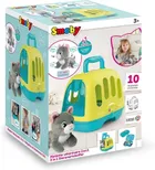 Smoby, zestaw weterynarza, kontener dla kota 2w1 + kot