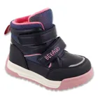 Śniegowce dziewczęce, ocieplane, granatowe, Befado