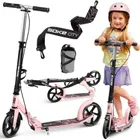 Soke, City, hulajnoga miejska, składana, czarno-różowa