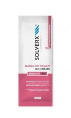 Solverx, Sensitive Skin, maska łagodząca do twarzy, szyi i dekoltu do cery wrażliwej, 10 ml