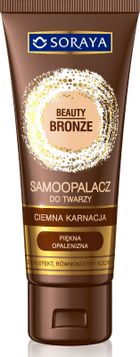 Soraya, Beauty Bronze, samoopalacz w kremie do twarzy, ciemna karnacja