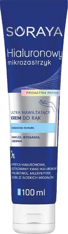 Soraya, Hialuronowy Mikrozastrzyk Pro Matrix, ultra nawilżający krem do rąk, 100 ml