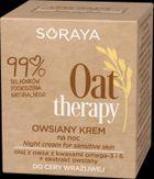Soraya, Oat Therapy, owsiany krem na noc, cera wrażliwa, 50 ml