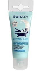 Soraya, Sleep Well, glinkowa maseczka na dobranoc, nawilżająca, 30 ml