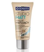 Soraya, Studio Matt Make-up, matujący, 03, naturalny, 30 ml